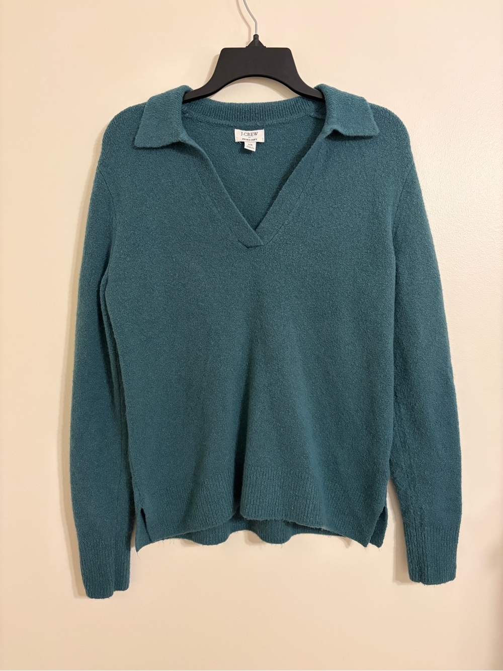 J. Crew | Teal V-Neck Extra Soft Sweater - Women's size XS